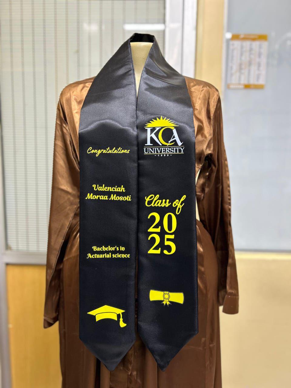 KCA  UNIVERSITY SASHES